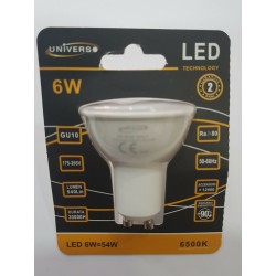 10pz Faretto GU10 LED 6W...