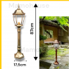 Es39 Lampione da terra per giardino esterno lampioncino lanterna in vetro es39