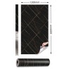 Pannello decorativo  Adesivo in PVC Effetto Marmo Ner e Oro 1,20 x 3 mt