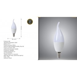 X10 LAMPADINA CANDELA 6W...