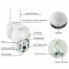 TELECAMERA IP CAM PTZ WIFI CAMERA DOME WIRELESS ESTERNO SPEED ZOOM MICRO SD 4MM