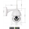 TELECAMERA PTZ 1080P IP CAM WIFI CAMERA DOME WIRELESS ESTERNO SPEED ZOOM MICRO SD