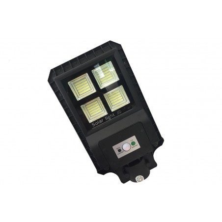 Faro led lampione stradale 60w luce fredda pannello solare crepuscolare