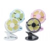 3 Mini ventilatore portatile visto in tv con clip usb ricaricabile da viaggio pinza pagamento alla consegna a soli 29€