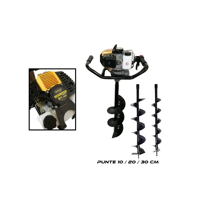 MOTOTRIVELLA SCOPPIO 51.7CC, HELVED MOD. ZLAG520B, COLORE GIALLO/NERO