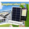 LAMPIONE A LED 300W CON PANNELLO SOLARE INTEGRATO A LUCE BIANCA 6500 Kelvin