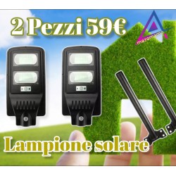 2 PEZZI Faro led lampione...