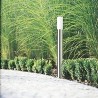 Palo 60cm Lampione Grigio spazzolato Giardino Esterno e27 led Lampioncino